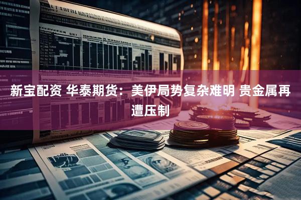 新宝配资 华泰期货：美伊局势复杂难明 贵金属再遭压制